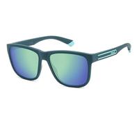 POLAROID PLD 2155/S Gafas de Sol, Matte Teal, 57 para Hombre