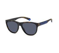 Polaroid pld 2156/s gafas de sol, matte brown havana, 56 unisex adulto