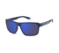 POLAROID PLD 2158/S Gafas de Sol, Matte Blue, 58 para Hombre