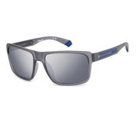 POLAROID PLD 2158/S Gafas de Sol, Matte Grey, 58 para Hombre