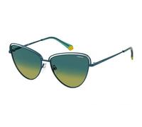 Polaroid Pld 4094/s Col. 1ed/z7 Gafas De Sol Unisex Montura De Acero Inoxidable Color Verde