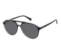 POLAROID PLD 4162/S Gafas de Sol, Black Crystal, 56 Unisex Adulto