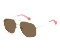 Polaroid pld 6173/s 10a/sp beige sunglasses unisex steel, standard, 58