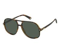 Polaroid Unisex PLD 6217/S 086/UC Gafas de sol Plástico la Habana Verde Piloto Polarizado