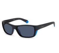 POLAROID PLD 7046/S Gafas de sol de hombre negras y celestes