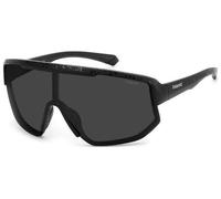 Polaroid Unisex PLD 7047/S 003/M9 Gafas de sol Plástico Negro-opaco Gris Máscara Polarizado