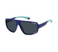 Polaroid PLD 7054/S Gafas, Matte Blue, 61/12/140 para Hombre