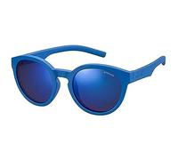 Polaroid PLD 8019/S JY ZDI Gafas de Sol, Azul (Bluette/Greyblmirror Pz), 45 Unisex Niños