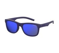Polaroid PLD 8020/S AI CYQ Gafas de Sol, Azul (Rubber Blue/Grey), 46 Unisex Niños