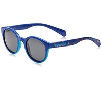 Polaroid Niños PLD 8036/S PJP/M9 Gafas de sol Plástico Azul Gris Redonda Polarizado