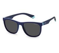 Polaroid Niños PLD 8049/S ZX9/M9 Gafas de sol Plástico Azul Gris Cuadrada