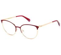Polaroid Mujer PLD D443 IBJ Monturas ópticas Acero Oro rojo Cat Eye