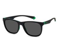 Polaroid Unisex PLD 2140/S 3OL/M9 Gafas de sol Plástico Negro-opaco Gris Cuadrada Polarizado