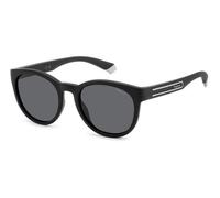 Polaroid Unisex PLD 2150/S 08A/M9 Gafas de sol Policarbonato Negro Gris Redonda Polarizado