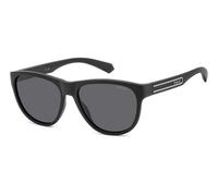 Polaroid Unisex PLD 2156/S 003/M9 Gafas de sol Policarbonato Negro Gris Mariposa Polarizado