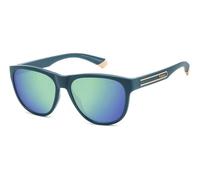 Polaroid Unisex PLD 2156/S ZI9/5Z Gafas de sol Policarbonato Verde Mariposa Polarizado Espejo