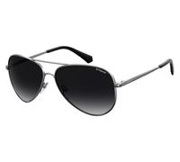 Polaroid Unisex PLD 6012/N/NEW 6LB/WJ Gafas de sol Metal Plata Gris Piloto Sombreado