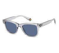 Polaroid Unisex PLD 6206/S KB7/C3 Gafas de sol Policarbonato Gris Azul Cuadrada Polarizado