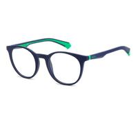 Polaroid Unisex PLD D476 80Z Marcos de vista Poliamida biológica Azul / Verde Redonda