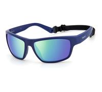 Polaroid Unisex Polaroid PLD 7037/S PJP/5Z Gafas de sol Policarbonato Azul Verde Cuadrada Multicolor