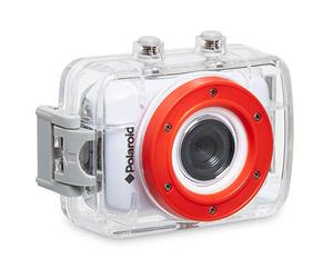 Polaroid XS7 - Videocámara de 5 Mp (pantalla táctil de 2", vídeo HD 720p), blanco - kit de fijación incluido