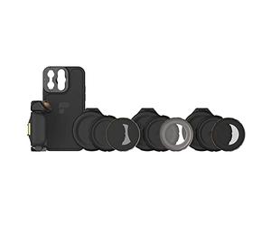 PolarPro - LiteChaser - iPhone 13 - Pro - Kit de directores - Funda - Filtros - Agarre - Botón Disparador Bluetooth - Compatible con MagSafe - Fotografía/videografía de teléfono móvil