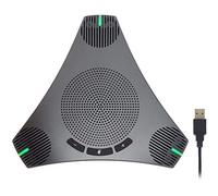 PolaTab Q95 - Altavoz USB para 6 Personas, para conferencias de Negocios, micrófono de captación de Voz de 360°