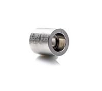 POLBERIS Reducción de 3/4 pulgadas x 3/8 pulgadas. Soldadura de enchufe de inserción 316L 3000 de acero inoxidable para soldadura de 206 bar SW acoplamiento de tubería con conexión de tubería