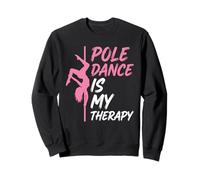 Pole Dance Es Mi Terapia Bailarina Rosa Sudadera