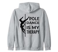 Pole Dance es mi Terapia Pole Dance Silhouette Sudadera con Capucha