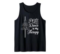 Pole Dance es mi Terapia Zen Fitness Pole Dancing Camiseta sin Mangas