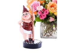 Pole Dance Gnome Resin Funny 4.7x1.9x2.4in Pole Dancing Gnome Figurine