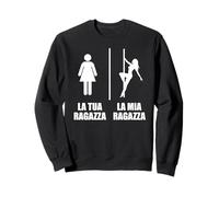 Pole Dance per il Fidanzato Divertente La MIA Ragazza Pole Sudadera