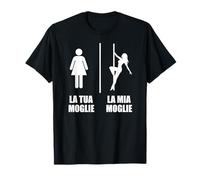 Pole Dance per il Marito Divertente La MIA Moglie Pole Dance Camiseta