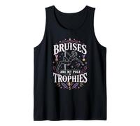 Pole Fitness Apparel Bruises Are My Pole Trophies Pole Dance Camiseta sin Mangas