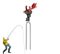 Pole Holder for Bank Fishing | Anti-Slip Soft Silicone Cradle Beach Rod Support Stand Fishermen Beginners Enthusiasts Fathers Husbands River Lake Pond
