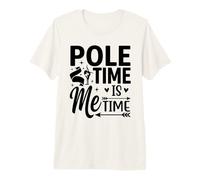 Pole Time Is Me Time Silueta Pole Dance Camiseta Premium