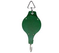 Polea ajustable y flexible de 7 x 2 x 21 cm, resistente | Polea retráctil para plantas de cultivo, macetas, comederos de pájaros, exteriores, interiores, balcón, porche, patio