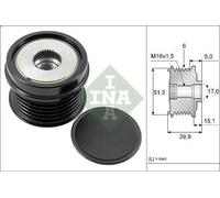 Polea, alternador INA 535 0252 10 para FORD FOCUS III 1.6 2013-2020