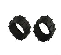 Polea antipolea de goma para reducir A1 robot cortacésped resistente para cinturón de desgaste accesorio de repuesto para cuidado de jardín, color negro, 110 x 40 mm (2 unidades)