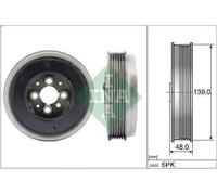 Polea, cigüeñal INA 544 0065 10 para VW BORA I (1J2) 1.9 1999-2001