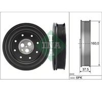 Polea, cigüeñal INA 544 0134 10 para FORD MONDEO III (B5Y) 2 2001-2007