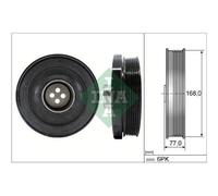 Polea del cigüeñal con amortiguador de vibraciones 544 0130 10 INA para BMW 3 X3