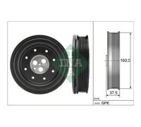 Polea Cigüeñal Schaeffler Ina 544 0134 10 para Ford
