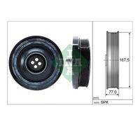 Polea Cigüeñal Schaeffler Ina 544 0137 10 para Bmw Mini