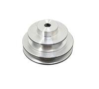 Polea con ranura en V de aleación de aluminio, torno de Motor DIY, máquina perforadora, polea de husillo sin alimentación, agujero de 5-16MM, accesorio de precisión H8, 1 ud.(7mm,26MM Out-Diameter)