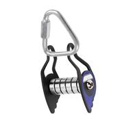 Polea con rueda | Carro deslizante robusto de 113 kg con mosquetón, polea de cuerda con cursor - Para niños, niños y niñas, al aire libre, juegos, ruta de obstáculos, escalada y avent
