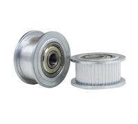 Polea de 1 pieza 2GT 40T 48T 50T polea con rodamiento 3/4/5/6/7/8/10/12/15 mm de diámetro 7/11 mm de ancho rueda síncrona para correa dentada GT2 (2GT-40T Bore 3 mm, con teeth,11 mm)