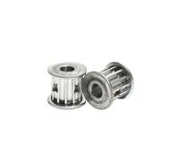 Polea de 17 dientes S5M, diámetro de 5/6/8/10mm, polea de correa dentada 17T, ancho de correa de 16/21mm, polea de engranaje de aleación de aluminio(8mm,21mm)