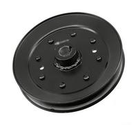 Polea de acero con ranura en V de 6 pulgadas, rodillo tensor de 5/8 para AM104405, compatible con STX30 38 46 LA100 105 L100 D100, rueda de correa de transmisión resistente para cubierta de